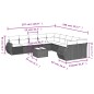 vidaXL Set de sofás de jardín 11pzas con cojines ratán sintético beige vidaXL Set de sofás de jardín 11pzas con cojines ratán sintético beige