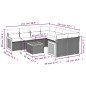vidaXL Set de sofás de jardín 8 piezas y cojines ratán sintético negro vidaXL Set de sofás de jardín 8 piezas y cojines ratán sintético negro