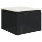 vidaXL Set de sofás de jardín 6 piezas y cojines ratán sintético negro vidaXL Set de sofás de jardín 6 piezas y cojines ratán sintético negro