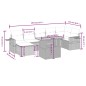 vidaXL Set de sofás de jardín 8 piezas y cojines ratán sintético negro vidaXL Set de sofás de jardín 8 piezas y cojines ratán sintético negro