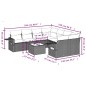 vidaXL Set de muebles de jardín 9 pzas y cojines ratán sintético gris vidaXL Set de muebles de jardín 9 pzas y cojines ratán sintético gris