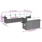 vidaXL Set sofás de jardín 7 piezas y cojines ratán sintético beige vidaXL Set sofás de jardín 7 piezas y cojines ratán sintético beige