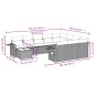 vidaXL Set de sofás de jardín 11 pzas y cojines ratán sintético gris vidaXL Set de sofás de jardín 11 pzas y cojines ratán sintético gris