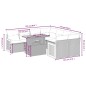 vidaXL Set de sofás de jardín 8 piezas y cojines ratán sintético negro vidaXL Set de sofás de jardín 8 piezas y cojines ratán sintético negro