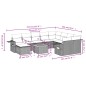 vidaXL Set de sofás de jardín 11pzas con cojines ratán sintético beige vidaXL Set de sofás de jardín 11pzas con cojines ratán sintético beige