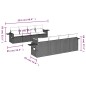 vidaXL Set de sofás de jardín 8 piezas y cojines ratán sintético negro vidaXL Set de sofás de jardín 8 piezas y cojines ratán sintético negro