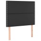 vidaXL Cama box spring con colchón cuero sintético negro 80x200 cm vidaXL Cama box spring con colchón cuero sintético negro 80x200 cm