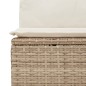 vidaXL Set sofás de jardín 14 pzas con cojines ratán sintético beige vidaXL Set sofás de jardín 14 pzas con cojines ratán sintético beige