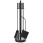 vidaXL Set de herramientas para chimenea 5 piezas acero 18x66 cm vidaXL Set de herramientas para chimenea 5 piezas acero 18x66 cm