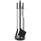 vidaXL Set de herramientas para chimenea 5 piezas acero 18x66 cm vidaXL Set de herramientas para chimenea 5 piezas acero 18x66 cm