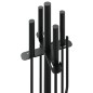 vidaXL Set de herramientas para chimenea 5 piezas acero 18x66 cm vidaXL Set de herramientas para chimenea 5 piezas acero 18x66 cm