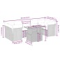 vidaXL Set de sofás de jardín 8 piezas y cojines ratán sintético negro vidaXL Set de sofás de jardín 8 piezas y cojines ratán sintético negro