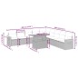 vidaXL Set de sofás de jardín 11 pzas y cojines ratán sintético negro vidaXL Set de sofás de jardín 11 pzas y cojines ratán sintético negro