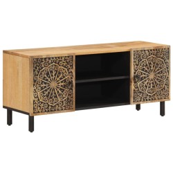 vidaXL Mueble de TV madera maciza de mango 105x33x46 cm