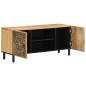vidaXL Mueble de TV madera maciza de mango 105x33x46 cm