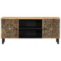 vidaXL Mueble de TV madera maciza de mango 105x33x46 cm