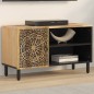 vidaXL Mueble de TV madera maciza de mango 80x31x46 cm