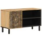 vidaXL Mueble de TV madera maciza de mango 80x31x46 cm