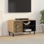 vidaXL Mueble de TV madera maciza de mango 80x31x46 cm