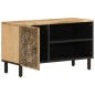 vidaXL Mueble de TV madera maciza de mango 80x31x46 cm