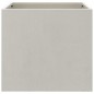 vidaXL Jardineras 2 unidades acero inoxidable plateado 32x30x29 cm vidaXL Jardineras 2 unidades acero inoxidable plateado 32x30x29 cm