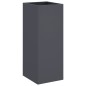 vidaXL Jardinera de acero laminado en frío antracita 32x27,5x75 cm vidaXL Jardinera de acero laminado en frío antracita 32x27,5x75 cm