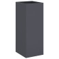 vidaXL Jardinera de acero laminado en frío antracita 32x27,5x75 cm vidaXL Jardinera de acero laminado en frío antracita 32x27,5x75 cm