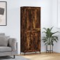 vidaXL Aparador alto madera contrachapada roble ahumado 69,5x34x180 cm vidaXL Aparador alto madera contrachapada roble ahumado 69,5x34x180 cm