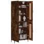 vidaXL Aparador alto madera contrachapada roble ahumado 69,5x34x180 cm vidaXL Aparador alto madera contrachapada roble ahumado 69,5x34x180 cm