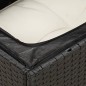 vidaXL Set de sofás de jardín 6 piezas y cojines ratán sintético negro vidaXL Set de sofás de jardín 6 piezas y cojines ratán sintético negro