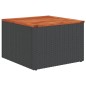 vidaXL Set sofás de jardín 14 pzas con cojines ratán sintético negro vidaXL Set sofás de jardín 14 pzas con cojines ratán sintético negro