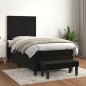 vidaXL Cama box spring con colchón terciopelo negro 80x200 cm vidaXL Cama box spring con colchón terciopelo negro 80x200 cm