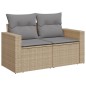 vidaXL Juego de sofás jardín con cojines beige mezcla 8 pzas ratán PE vidaXL Juego de sofás jardín con cojines beige mezcla 8 pzas ratán PE