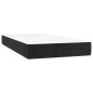 vidaXL Cama box spring con colchón terciopelo negro 80x200 cm vidaXL Cama box spring con colchón terciopelo negro 80x200 cm