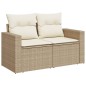 vidaXL Juego de sofás jardín con cojines beige 10 pzas ratán sintético vidaXL Juego de sofás jardín con cojines beige 10 pzas ratán sintético