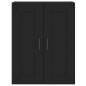 vidaXL Aparador alto madera contrachapada negro 69,5x34x180 cm vidaXL Aparador alto madera contrachapada negro 69,5x34x180 cm