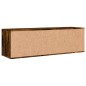 vidaXL Mueble de TV madera de ingeniería roble ahumado 120x34x37 cm vidaXL Mueble de TV madera de ingeniería roble ahumado 120x34x37 cm
