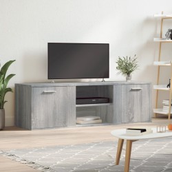 vidaXL Mueble de TV de madera de ingeniería gris sonoma 120x34x37 cm