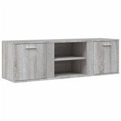 vidaXL Mueble de TV de madera de ingeniería gris sonoma 120x34x37 cm