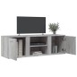 vidaXL Mueble de TV de madera de ingeniería gris sonoma 120x34x37 cm vidaXL Mueble de TV de madera de ingeniería gris sonoma 120x34x37 cm