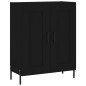vidaXL Aparador alto madera contrachapada negro 69,5x34x180 cm vidaXL Aparador alto madera contrachapada negro 69,5x34x180 cm