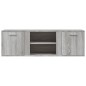 vidaXL Mueble de TV de madera de ingeniería gris sonoma 120x34x37 cm vidaXL Mueble de TV de madera de ingeniería gris sonoma 120x34x37 cm