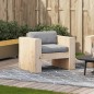 vidaXL Sofá de jardín madera maciza de pino 79x60x62 cm vidaXL Sofá de jardín madera maciza de pino 79x60x62 cm