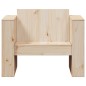 vidaXL Sofá de jardín madera maciza de pino 79x60x62 cm vidaXL Sofá de jardín madera maciza de pino 79x60x62 cm