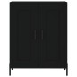 vidaXL Aparador alto madera contrachapada negro 69,5x34x180 cm vidaXL Aparador alto madera contrachapada negro 69,5x34x180 cm
