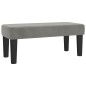 vidaXL Cama box spring con colchón terciopelo gris claro 80x200 cm vidaXL Cama box spring con colchón terciopelo gris claro 80x200 cm