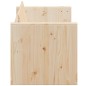vidaXL Sofá de jardín de 3 plazas madera maciza de pino 189x60x62 cm vidaXL Sofá de jardín de 3 plazas madera maciza de pino 189x60x62 cm