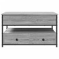 vidaXL Mesa de centro madera ingeniería metal gris Sonoma 85x50x50 cm vidaXL Mesa de centro madera ingeniería metal gris Sonoma 85x50x50 cm
