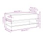 vidaXL Mesa de centro madera de ingeniería y metal negro 100x50x45 cm vidaXL Mesa de centro madera de ingeniería y metal negro 100x50x45 cm
