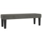 vidaXL Cama box spring con colchón terciopelo gris oscuro 140x190 cm vidaXL Cama box spring con colchón terciopelo gris oscuro 140x190 cm